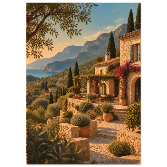 Mallorca Poster im Vintage-Postkarten-Stil – Wandbild Ansicht 2