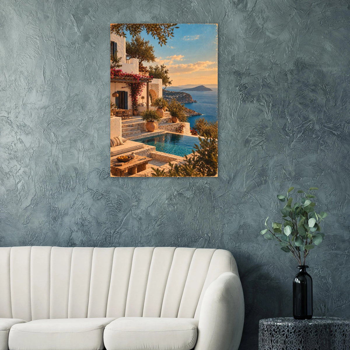Peloponnes Poster im Vintage-Postkarten-Stil – Wandbild Ansicht 7