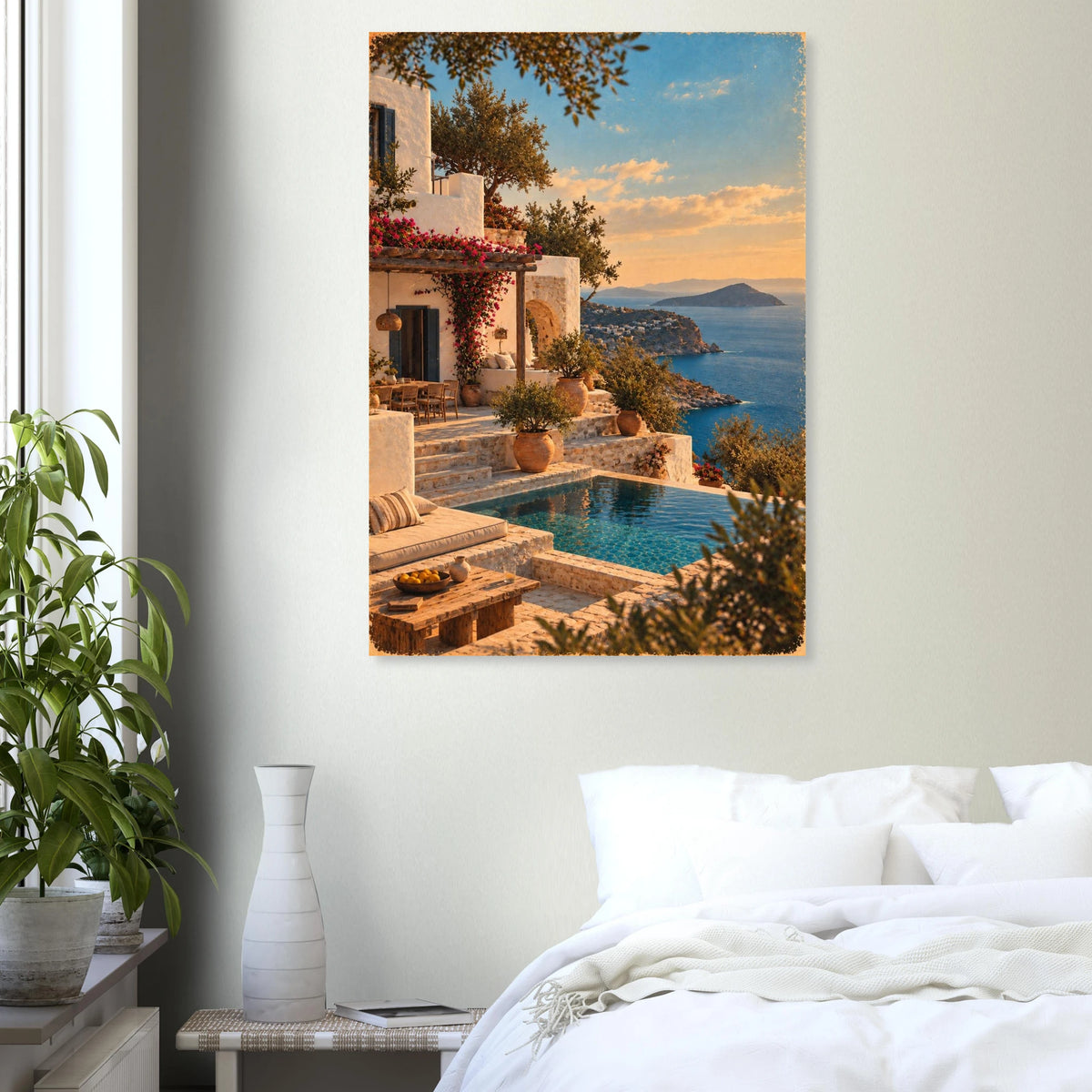 Peloponnes Poster im Vintage-Postkarten-Stil – Wandbild Ansicht 8