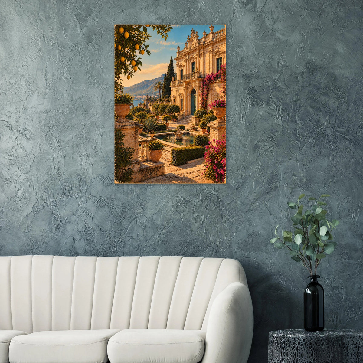 Sizilien Poster im Vintage-Postkarten-Stil – Wandbild Ansicht 7