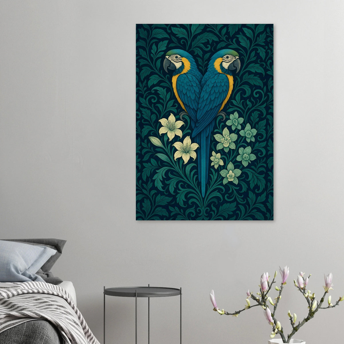 Ara Poster im William-Morris-Stil – Wandbild Ansicht 4