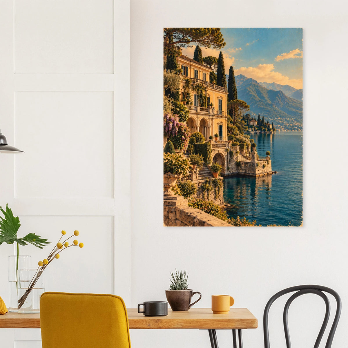 Comer See Poster im Vintage-Postkarten-Stil – Wandbild Ansicht 7