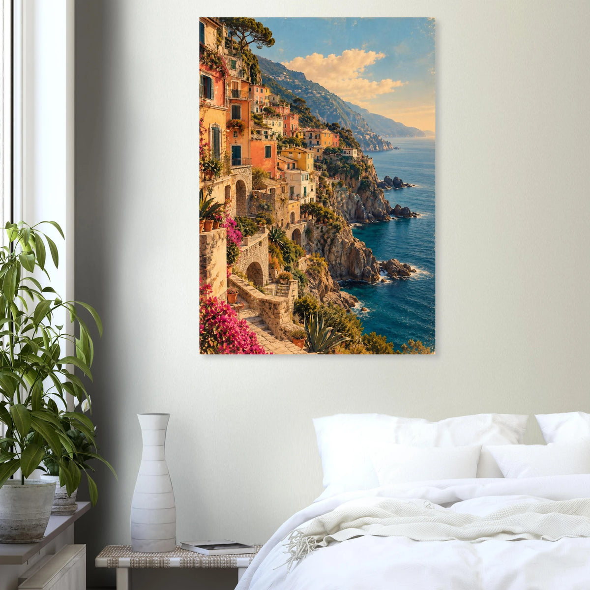 Cinque Terre Poster im Vintage-Postkarten-Stil – Wandbild Ansicht 8
