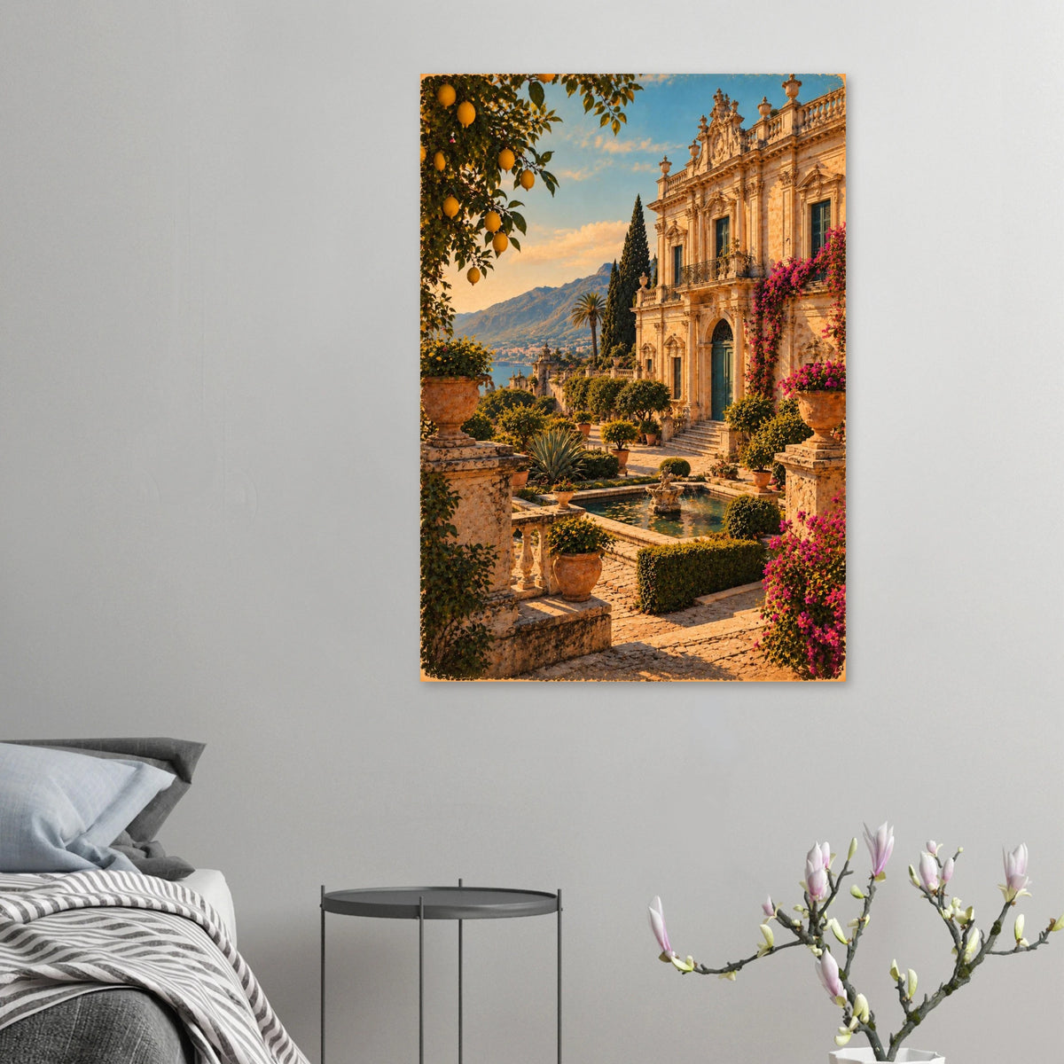 Sizilien Poster im Vintage-Postkarten-Stil – Wandbild Ansicht 6