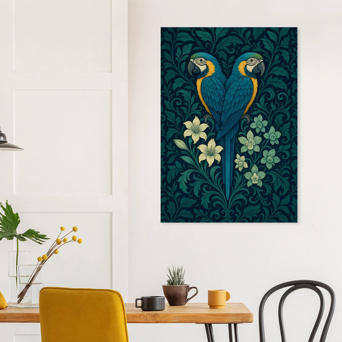 Ara Poster im William-Morris-Stil – Wandbild Ansicht 3