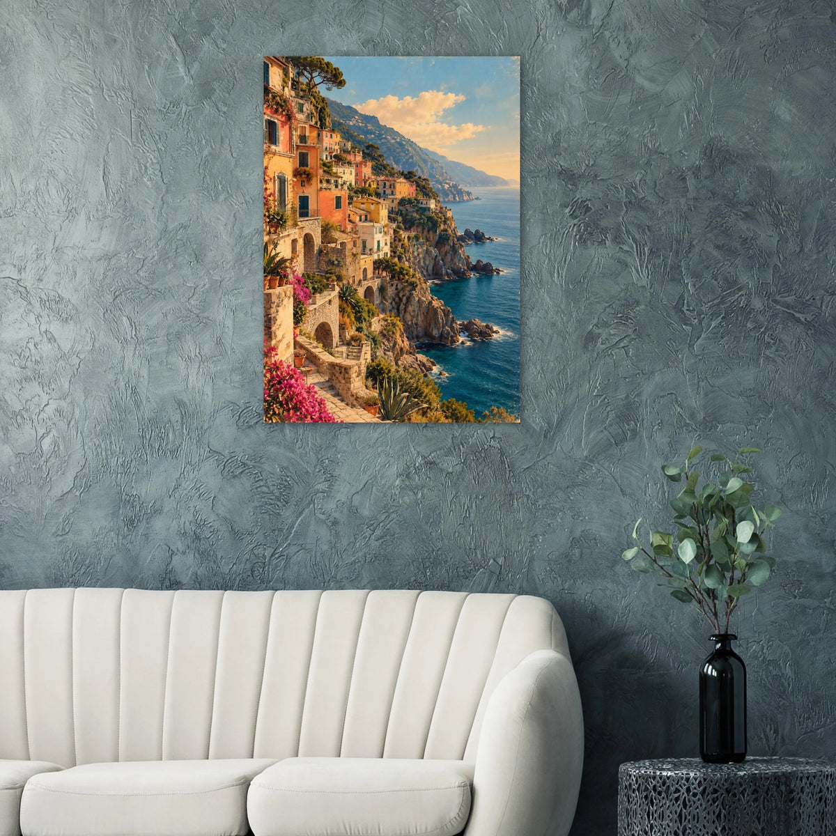 Cinque Terre Poster im Vintage-Postkarten-Stil – Wandbild Ansicht 6