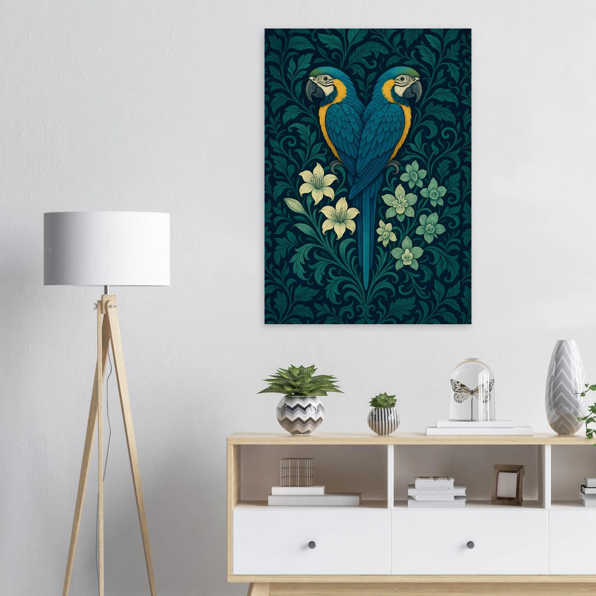 Ara Poster im William-Morris-Stil – Wandbild Ansicht 5