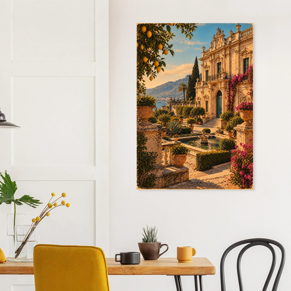 Sizilien Poster im Vintage-Postkarten-Stil – Wandbild Ansicht 5