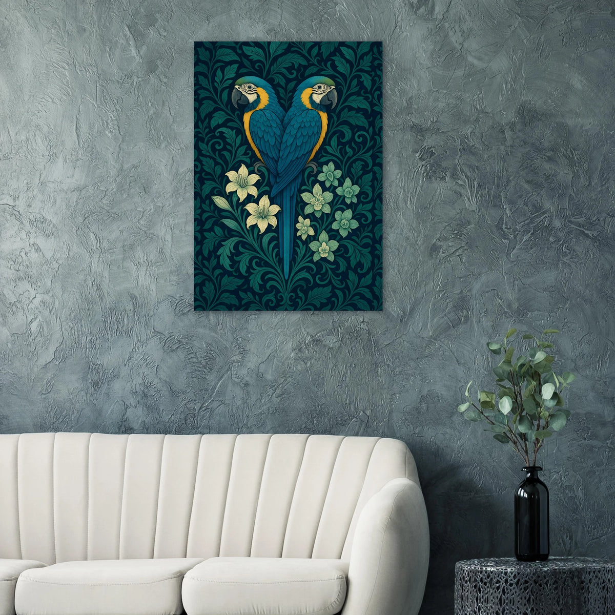 Ara Poster im William-Morris-Stil – Wandbild Ansicht 2