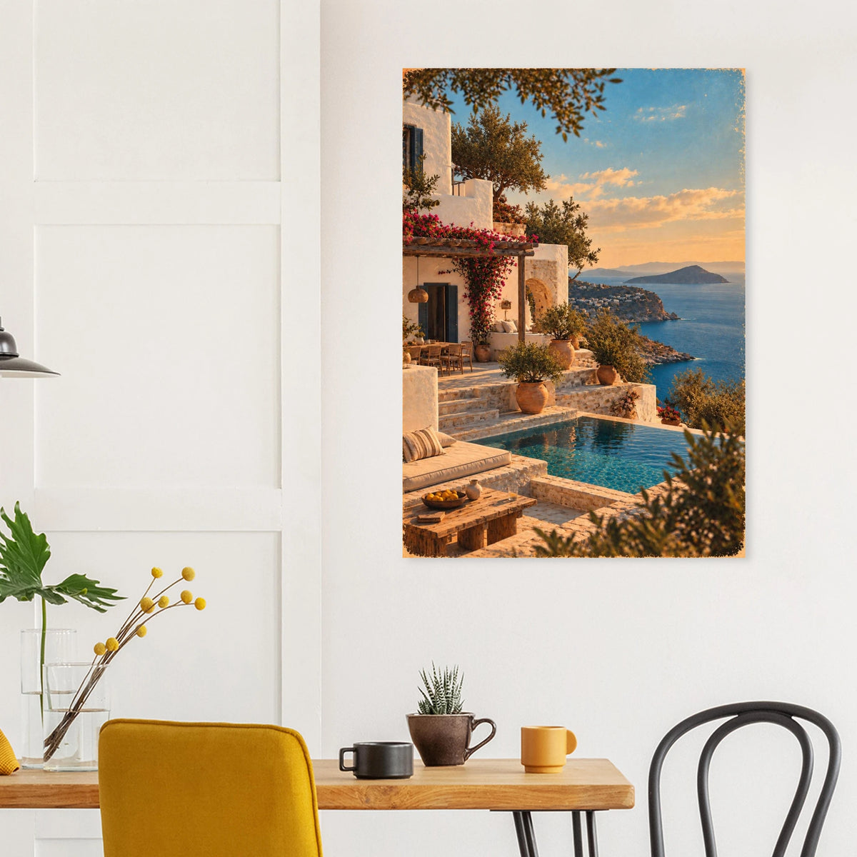 Peloponnes Poster im Vintage-Postkarten-Stil – Wandbild Ansicht 6